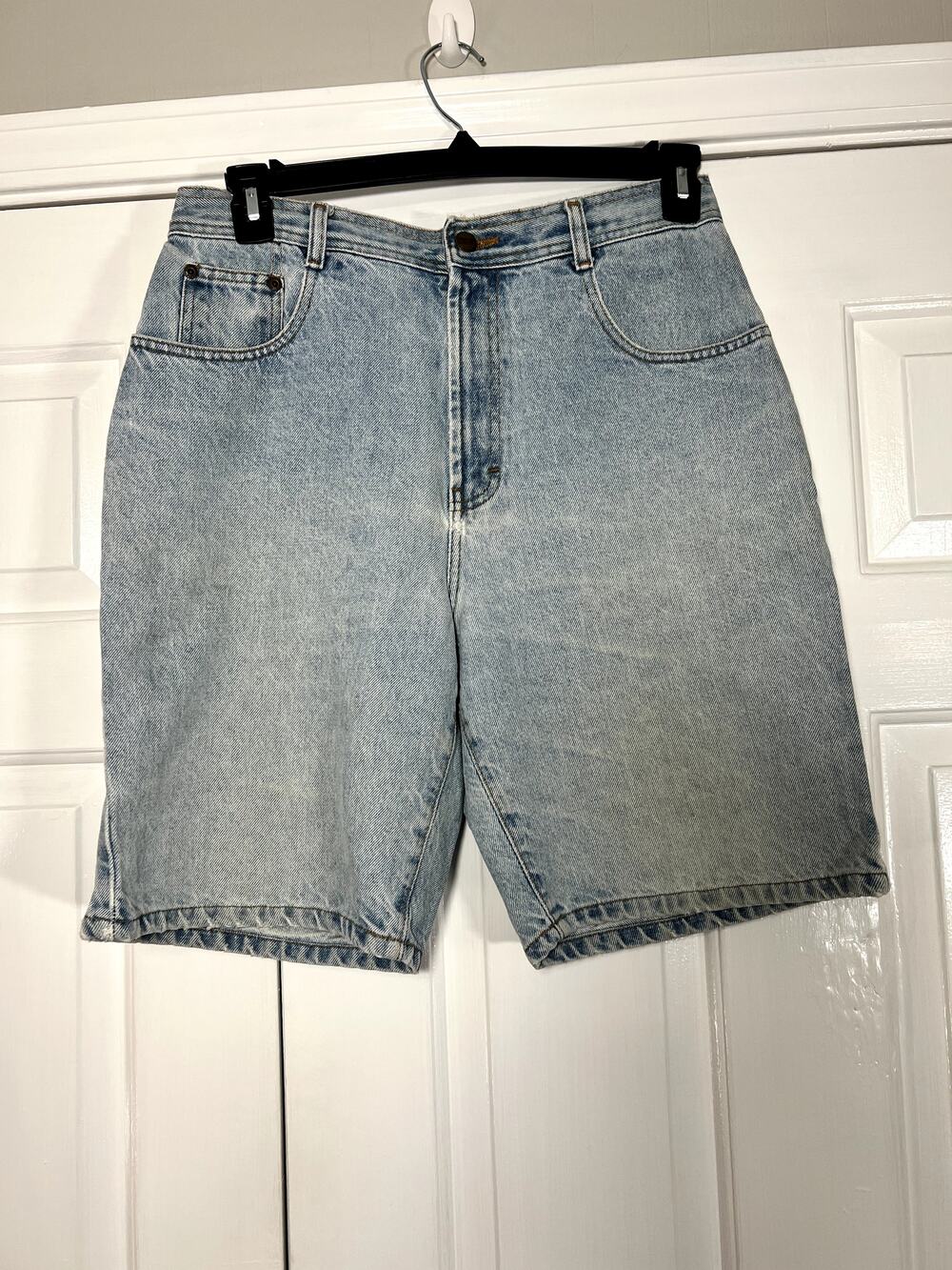Y2K Vintage 90's thrashed distressed Structure Denim Post Malone Jean Shorts